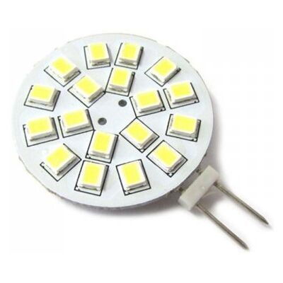 LEDLUX Lampadina Led G4 Bispina 10v-30v Dc Ac 3w 12v E 24v Bianco Caldo 3000k 18 Smd 2835 LEDLUX Lampadina Led G4 Bispina 10v-30v Dc Ac 3w 12v E 24v Bianco Caldo 3000k 18 Smd 2835