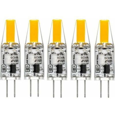 OEM Lampadine Led G4, 220v, 3w, 2700k (bianco Caldo), 160 Lm, In Silicone Resistente, Sostituiscono Le Lampadine Alogene Da 30w - Confezione Da 5 OEM Lampadine Led G4, 220v, 3w, 2700k (bianco Caldo), 160 Lm, In Silicone Resistente, Sostituiscono Le Lampadine Alogene Da 30w - Confezione Da 5