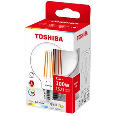 Toshiba - G95 - E27 - Lampada LED Toshiba - G95 - E27 - Lampada LED