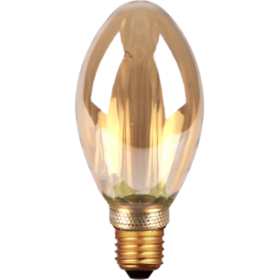 GOLDLUX Lampadina Led B75 Ambra E27 4w 200lm 1800k Polux Decovintage GOLDLUX Lampadina Led B75 Ambra E27 4w 200lm 1800k Polux Decovintage