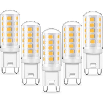 OEM Lampadina Led G9 Bianco Caldo - 5w - Equivalente A Una Lampadina A Incandescenza Da 40w - 420 Lumen - 3000k - Senza Sfarfallio - Ac220-240v - Non Dimmerabile OEM Lampadina Led G9 Bianco Caldo - 5w - Equivalente A Una Lampadina A Incandescenza Da 40w - 420 Lumen - 3000k - Senza Sfarfallio - Ac220-240v - Non Dimmerabile