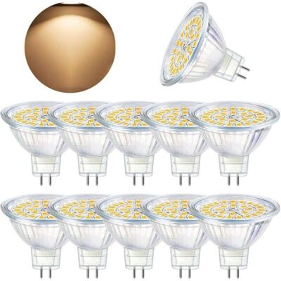 OEM Lampadine Led Mr16 Gu5.3, 220v, 3w, Bianco Caldo 3000k, Non Dimmerabili, Confezione Da 10, Classe Energetica F OEM Lampadine Led Mr16 Gu5.3, 220v, 3w, Bianco Caldo 3000k, Non Dimmerabili, Confezione Da 10, Classe Energetica F