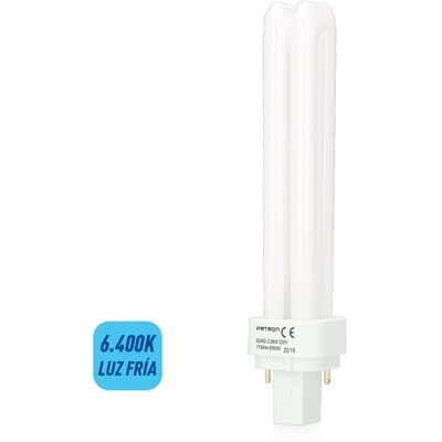 SANS MARQUE Ampolla A Basso Consumo Lynx 26w 2 Pin G24d-3 6400k Luce Fredda 16,9cm Modello SANS MARQUE Ampolla A Basso Consumo Lynx 26w 2 Pin G24d-3 6400k Luce Fredda 16,9cm Modello