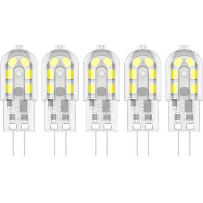 OEM 5 Lampadine Led G4 Da 3w, 12 Led Smd 2835, Luce Bianca Fredda 6000k, 200lm, Equivalenti A Lampadine Alogene Da 20w, Alimentazione Ac/dc 12v. OEM 5 Lampadine Led G4 Da 3w, 12 Led Smd 2835, Luce Bianca Fredda 6000k, 200lm, Equivalenti A Lampadine Alogene Da 20w, Alimentazione Ac/dc 12v.