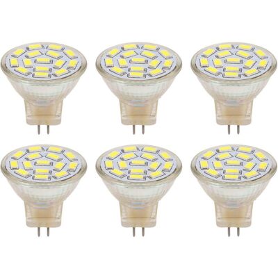 URSUS Jeffergarden 6 Pezzi Lampadina Led Gu4 270lm 15 Led Lampadina A Risparmio Energetico Mr11 Perline Per Binario 12v 3w Luce Bianca 6000k URSUS Jeffergarden 6 Pezzi Lampadina Led Gu4 270lm 15 Led Lampadina A Risparmio Energetico Mr11 Perline Per Binario 12v 3w Luce Bianca 6000k
