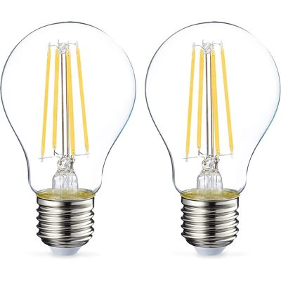 OEM Amazon Basics Lot De 2 Ampoules Led Culot Edison À Vis E27 7 W (équivalent 60 W) Filament Transparent Intensité Non Variable, Blanc Chaud visiter La Boutique Amazon Basics OEM Amazon Basics Lot De 2 Ampoules Led Culot Edison À Vis E27 7 W (équivalent 60 W) Filament Transparent Intensité Non Variable, Blanc Chaud visiter La Boutique Amazon Basics