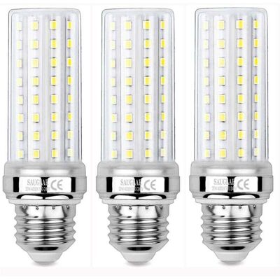 OEM Confezione Da 3 Lampadine Led A Mais Da 20w, Equivalenti A Lampadine A Incandescenza Da 150w, 2300lm, Luce Bianca Neutra 4000k, Attacco E27 Edison. OEM Confezione Da 3 Lampadine Led A Mais Da 20w, Equivalenti A Lampadine A Incandescenza Da 150w, 2300lm, Luce Bianca Neutra 4000k, Attacco E27 Edison.