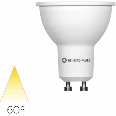 BENEITO FAURE Lampadina Led Dicroica Hook Gu10 6w 60 Gradi 2700k Luce Calda 570lm Attacco Gu10 Ip40 Finitura Bianca Per Interni - Beneito & Faure BENEITO FAURE Lampadina Led Dicroica Hook Gu10 6w 60 Gradi 2700k Luce Calda 570lm Attacco Gu10 Ip40 Finitura Bianca Per Interni - Beneito & Faure