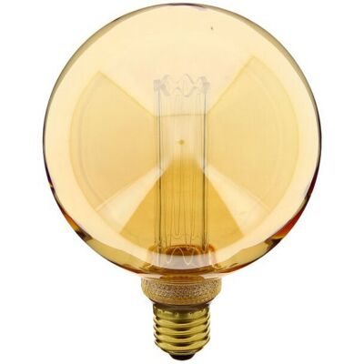 ALOVEZ Ampolla Led Decorativa Olografica A Forma Di Sfera (g125), Vetro Ambra, Attacco E27, 4 W, 200 Lm, Luce Bianca Calda – Ideale Per Ambienti Interni, Soggiorno, Camera Da Letto O Decorazioni Festive ALOVEZ Ampolla Led Decorativa Olografica A Forma Di Sfera (g125), Vetro Ambra, Attacco E27, 4 W, 200 Lm, Luce Bianca Calda – Ideale Per Ambienti Interni, Soggiorno, Camera Da Letto O Decorazioni Festive