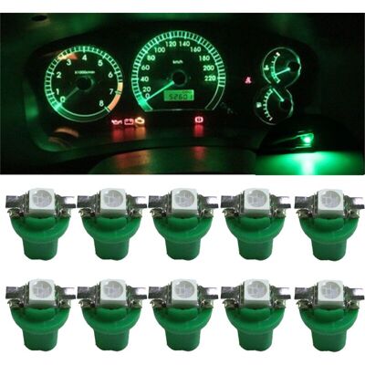 OEM 10x T5 B8.5d 5050 Smd Verde Auto Led Cruscotto Lampadine Accessori OEM 10x T5 B8.5d 5050 Smd Verde Auto Led Cruscotto Lampadine Accessori