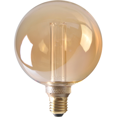 GOLDLUX Lampadina Led Decorativa G125 Ambra E27 4w 1800k Polux GOLDLUX Lampadina Led Decorativa G125 Ambra E27 4w 1800k Polux