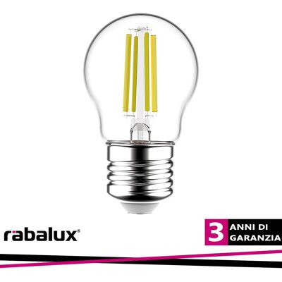 RABALUX Fil. Led, E27 G45, 2w, 470lm, 4000k - Luce Naturale RABALUX Fil. Led, E27 G45, 2w, 470lm, 4000k - Luce Naturale