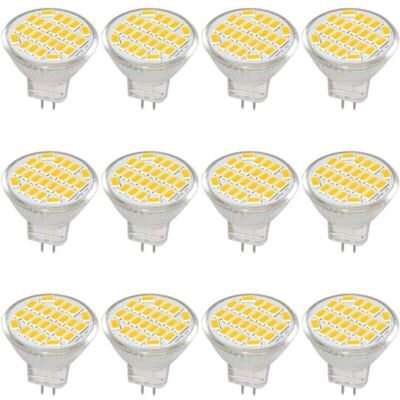 LIIYIELA Lampadina Led Mr11 Gu4, Alimentazione Dc/ac 10-30v, 3w, 12v, 24v, Equivalente A Lampadina Alogena Da 30w, Luce Bianca Calda 3000k (confezione Da 12) LIIYIELA Lampadina Led Mr11 Gu4, Alimentazione Dc/ac 10-30v, 3w, 12v, 24v, Equivalente A Lampadina Alogena Da 30w, Luce Bianca Calda 3000k (confezione Da 12)