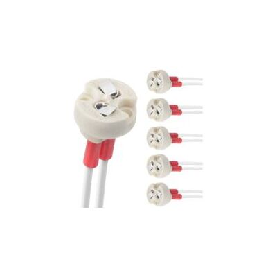 OEM Portalampada Bipin, G4, Gu5.3, G6.35, Gy6.35, Gx5.3 Mr16, Gz4 Mr11, Corpo In Ceramica Per Portalampada Alogeno/incandescente (6 Pezzi) - Crezuo OEM Portalampada Bipin, G4, Gu5.3, G6.35, Gy6.35, Gx5.3 Mr16, Gz4 Mr11, Corpo In Ceramica Per Portalampada Alogeno/incandescente (6 Pezzi) - Crezuo