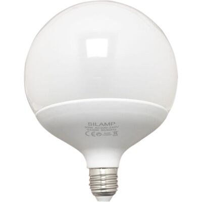 SILAMP Lampadina A Led 25w G140 Attacco Grosso E27 A Vite Globo L101-g140-25wluce Calda 3000k SILAMP Lampadina A Led 25w G140 Attacco Grosso E27 A Vite Globo L101-g140-25wluce Calda 3000k