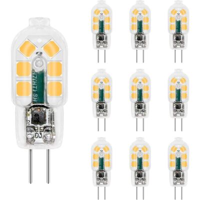 DPZO Lampadina Led G4 12v 2w Bianco Neutro 4000k, 200lm, Equivalente A Lampadina Alogena G4 10w 20w, Non Dimmerabile, Ac/dc G4 12v Led 4000k Per Cappe Da Cucina, Lampadari, Confezione Da 10 DPZO Lampadina Led G4 12v 2w Bianco Neutro 4000k, 200lm, Equivalente A Lampadina Alogena G4 10w 20w, Non Dimmerabile, Ac/dc G4 12v Led 4000k Per Cappe Da Cucina, Lampadari, Confezione Da 10