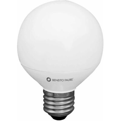 BENEITO FAURE Lampadina Led Micro Globo 6w E27 Retrofit A 360 Gradi, Luce Calda 3000k, Flusso Luminoso 500 Lumen, Design Compatto - Beneito & Faure BENEITO FAURE Lampadina Led Micro Globo 6w E27 Retrofit A 360 Gradi, Luce Calda 3000k, Flusso Luminoso 500 Lumen, Design Compatto - Beneito & Faure
