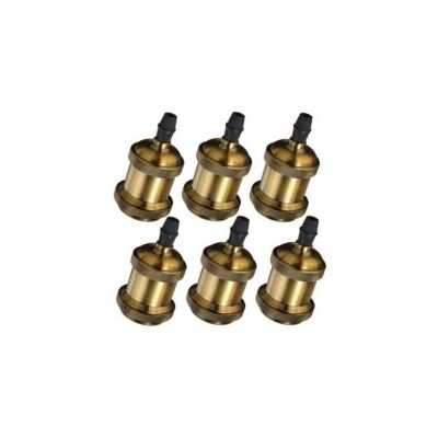 OEM Portalampade Led Edison E27 Vintage, Adattatori A Spirale, 6 Pezzi (bronzo) - Crezuo OEM Portalampade Led Edison E27 Vintage, Adattatori A Spirale, 6 Pezzi (bronzo) - Crezuo