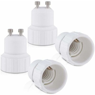 TEHTUY Adattatore A 4 Prese - Convertitore Da Presa Gu10 A E14 - Adattatore Portalampada Con Attacco A Baionetta Per Lampadine Alogene E Led TEHTUY Adattatore A 4 Prese - Convertitore Da Presa Gu10 A E14 - Adattatore Portalampada Con Attacco A Baionetta Per Lampadine Alogene E Led