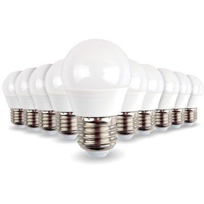 ECLAIRAGE DESIGN - Set di 10 lampadine a led E27 Mini Globe 5,5 w 470 lumen - Lampadina LED ECLAIRAGE DESIGN - Set di 10 lampadine a led E27 Mini Globe 5,5 w 470 lumen - Lampadina LED
