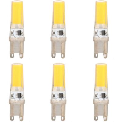 OEM Lampadine Led Cob G9, Dimmerabili, Professionali, Di Ricambio Per Applique E Lampade Da Tavolo, Luce Calda 220v, 6 Pezzi OEM Lampadine Led Cob G9, Dimmerabili, Professionali, Di Ricambio Per Applique E Lampade Da Tavolo, Luce Calda 220v, 6 Pezzi