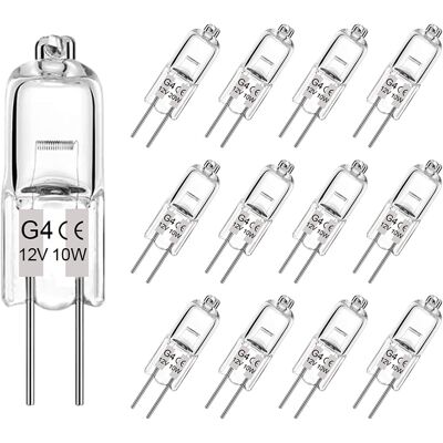 DPZO Lampadina Alogena G4 10w 12v T3 Jc 2-type 2-pin Base Di Ricambio Per Illuminazione A Binario Con Disco Da Giardino Sottopensile Dimmerabile (confezione Da 12) DPZO Lampadina Alogena G4 10w 12v T3 Jc 2-type 2-pin Base Di Ricambio Per Illuminazione A Binario Con Disco Da Giardino Sottopensile Dimmerabile (confezione Da 12)