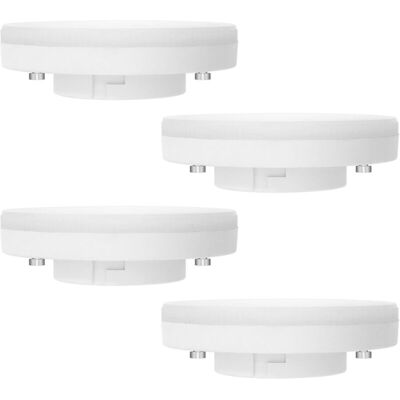 DPZO Lampadina Led Gx53 Da 7w, Bianco Caldo 2700k, Non Dimmerabile, Equivalente A Una Lampadina Alogena Da 50w, Faretto Led Gx53 Per Armadietti, Vetrine, Angolo Del Fascio Luminoso Di 180°, Ac 220v, 665lm, DPZO Lampadina Led Gx53 Da 7w, Bianco Caldo 2700k, Non Dimmerabile, Equivalente A Una Lampadina Alogena Da 50w, Faretto Led Gx53 Per Armadietti, Vetrine, Angolo Del Fascio Luminoso Di 180°, Ac 220v, 665lm,