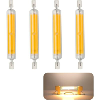 VUSZR Confezione Da 4 Lampadine Led R7s, 118 Mm 20 W 230 V, Dimmerabili, Cob, Luce Bianca Calda 3000 K, 1600 Lumen, Angolo Del Fascio 360°, Equivalenti A Una Lampada Alogena Da 160 W, Luce Bianca Calda. VUSZR Confezione Da 4 Lampadine Led R7s, 118 Mm 20 W 230 V, Dimmerabili, Cob, Luce Bianca Calda 3000 K, 1600 Lumen, Angolo Del Fascio 360°, Equivalenti A Una Lampada Alogena Da 160 W, Luce Bianca Calda.
