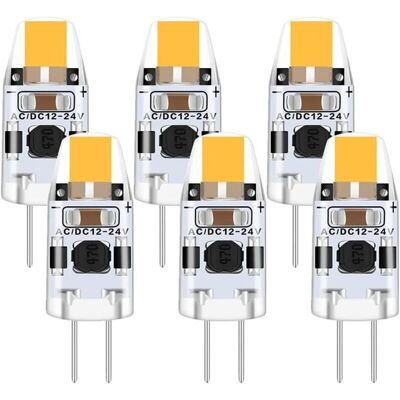 DPZO Lampadina Led G4 Da 2w, Confezione Da 6, 12v, Luce Bianca Calda 3000k, Equivalente A Una Lampadina Alogena G4 Da 15w, Lampadina Alogena Led Da 200lm, Dimmerabile, Angolo Del Fascio Luminoso Di 360°, S DPZO Lampadina Led G4 Da 2w, Confezione Da 6, 12v, Luce Bianca Calda 3000k, Equivalente A Una Lampadina Alogena G4 Da 15w, Lampadina Alogena Led Da 200lm, Dimmerabile, Angolo Del Fascio Luminoso Di 360°, S