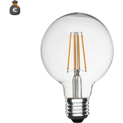 ALCAPOWER Lampadina Led Globo G95 Filamento Trasparente 12w E27 1850lm 4000k Luce Naturale, Alta Efficienza Energetica Classe D, 25000 Ore ALCAPOWER Lampadina Led Globo G95 Filamento Trasparente 12w E27 1850lm 4000k Luce Naturale, Alta Efficienza Energetica Classe D, 25000 Ore