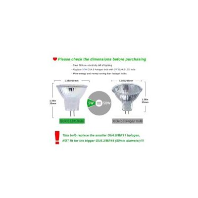 OEM Lampadine Led Mr11 Gu4 12v, Bianco Freddo 6000k, 4w Equivalenti A Una Lampada Alogena Da 40w, 500lm, Angolo Del Fascio Luminoso Di 120°, Lampadine Led Spot Non Dimmerabili, Confezione Da 10 - Crezuo OEM Lampadine Led Mr11 Gu4 12v, Bianco Freddo 6000k, 4w Equivalenti A Una Lampada Alogena Da 40w, 500lm, Angolo Del Fascio Luminoso Di 120°, Lampadine Led Spot Non Dimmerabili, Confezione Da 10 - Crezuo