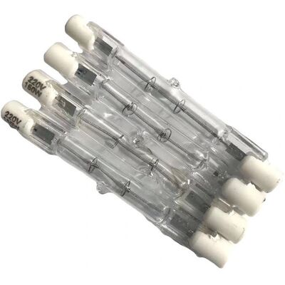 OEM Lablanc - Confezione Da 5 Lampadine Alogene Ecologiche R7s Da 78 Mm, 150 W, 230 V, Dimmerabili, A Doppio Attacco, Lineari, Tipo J, Per Illuminazione Da Lavoro, Di Sicurezza, Paesaggistica E Stradale. OEM Lablanc - Confezione Da 5 Lampadine Alogene Ecologiche R7s Da 78 Mm, 150 W, 230 V, Dimmerabili, A Doppio Attacco, Lineari, Tipo J, Per Illuminazione Da Lavoro, Di Sicurezza, Paesaggistica E Stradale.