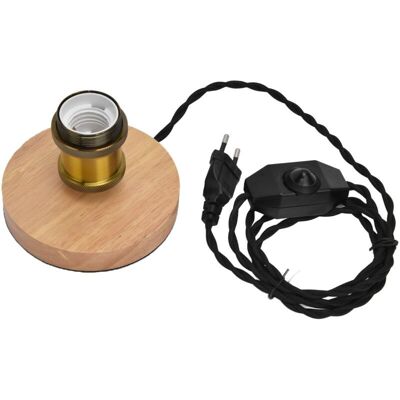 URSUS Portalampada Vintage In Legno Jeffergarden Con Interruttore Dimmer, Per Lampadine E27/e26, Lampada Da Camera Da Letto, Eu 110-240v URSUS Portalampada Vintage In Legno Jeffergarden Con Interruttore Dimmer, Per Lampadine E27/e26, Lampada Da Camera Da Letto, Eu 110-240v