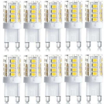OEM Confezione Da 10 Faretti Led, Lampadina Led G9, 5 W Bianco Caldo/bianco Freddo, Lampadine Led A Risparmio Energetico, Sostituzione Lampadine Alogene, Ac 230 V Non Dimmerabile OEM Confezione Da 10 Faretti Led, Lampadina Led G9, 5 W Bianco Caldo/bianco Freddo, Lampadine Led A Risparmio Energetico, Sostituzione Lampadine Alogene, Ac 230 V Non Dimmerabile
