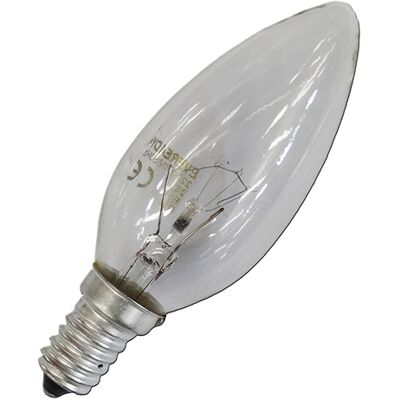 SANS MARQUE 10 Ampolle Incandescente Candela Chiara 40w E14 (uso Industriale Unicamente) SANS MARQUE 10 Ampolle Incandescente Candela Chiara 40w E14 (uso Industriale Unicamente)