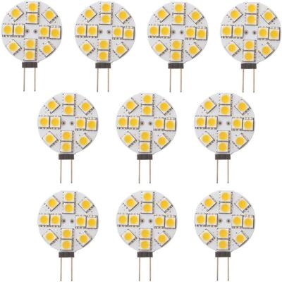 DPZO 10 Lampadine Led G4 Non Dimmerabili, Bianco Caldo 2700k, Angolo Del Fascio Di 180°, Lampadine Di Ricambio, Lampadine Alogene Da 20 W Per Cucina, Camper, Roulotte, Barca, Cc 12 V DPZO 10 Lampadine Led G4 Non Dimmerabili, Bianco Caldo 2700k, Angolo Del Fascio Di 180°, Lampadine Di Ricambio, Lampadine Alogene Da 20 W Per Cucina, Camper, Roulotte, Barca, Cc 12 V
