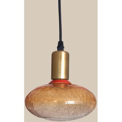 F-BRIGHT Lampadina Led Ufo 3,5w E27 3000k Effetto Crackle Oro - Luce Calda Decorativa F-BRIGHT Lampadina Led Ufo 3,5w E27 3000k Effetto Crackle Oro - Luce Calda Decorativa