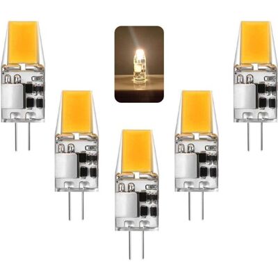 OEM Lampadina Led G4, 4w Led G4 Equivalente A Lampada Alogena Da 50w, Lampadine G4 Ac/dc 12v, Non Dimmerabili, Bianco Caldo 3000k 500lm Protezione Occhi, Confezione Da 5 OEM Lampadina Led G4, 4w Led G4 Equivalente A Lampada Alogena Da 50w, Lampadine G4 Ac/dc 12v, Non Dimmerabili, Bianco Caldo 3000k 500lm Protezione Occhi, Confezione Da 5
