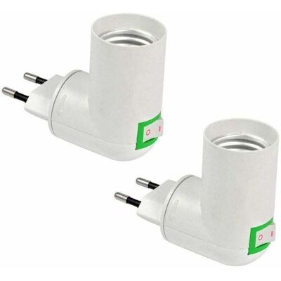 OEM Confezione Da 2 Portalampade E27 Con Interruttore Wireless, Attacco Per Lampadina Led E27, Portalampada In Plastica Per Illuminazione Rapida, Per Luci Da Garage -crezuo OEM Confezione Da 2 Portalampade E27 Con Interruttore Wireless, Attacco Per Lampadina Led E27, Portalampada In Plastica Per Illuminazione Rapida, Per Luci Da Garage -crezuo