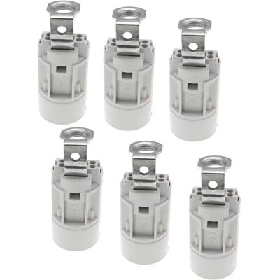 OEM Attacco Per Lampadina A Fiamma E14, Termoplastica, Nera, Altezza Ses 52 Mm, Filettatura Hickey 1/8 Ips - Crezuo OEM Attacco Per Lampadina A Fiamma E14, Termoplastica, Nera, Altezza Ses 52 Mm, Filettatura Hickey 1/8 Ips - Crezuo