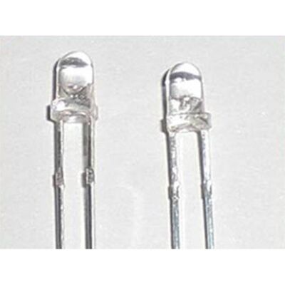 LEDLUX 100 Pz Led F3 Diametro 3mm Bianco 6000k 3,0-3,2v LEDLUX 100 Pz Led F3 Diametro 3mm Bianco 6000k 3,0-3,2v