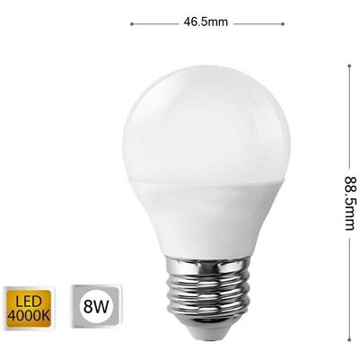 UNIVERSO Lampadina Led 8w Lampadine A Sfera Luce Naturale E27 8 W G45 UNIVERSO Lampadina Led 8w Lampadine A Sfera Luce Naturale E27 8 W G45