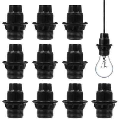 OEM 10 Portalampade, Adatti Per Lampadine A Vite E14 E Lampadine A Risparmio Energetico A Vite (neri) - Crezuo OEM 10 Portalampade, Adatti Per Lampadine A Vite E14 E Lampadine A Risparmio Energetico A Vite (neri) - Crezuo