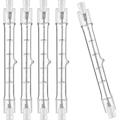 OEM Confezione Da 5 Lampade Alogene R7s, 118 Mm, 300 W, 230 V Tubo Alogeno R7s, 118 Mm Lampada A Tubo Alogeno R7s Dimmerabile Per Illuminazione Di Edifici, Giardini E Soggiorni. OEM Confezione Da 5 Lampade Alogene R7s, 118 Mm, 300 W, 230 V Tubo Alogeno R7s, 118 Mm Lampada A Tubo Alogeno R7s Dimmerabile Per Illuminazione Di Edifici, Giardini E Soggiorni.