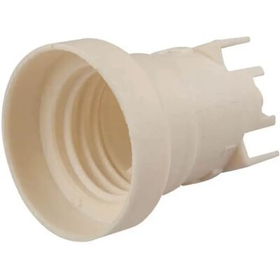 POLY POOL - Portalampada E27, Fissaggio Con Fori Passanti Per Viti M4 Avorio POLY POOL - Portalampada E27, Fissaggio Con Fori Passanti Per Viti M4 Avorio