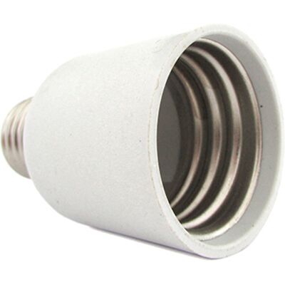 LEDLUX 2 Pz Convertitore Adattatore Portalampada Per Lampada Attacco Da E27 A E40 LEDLUX 2 Pz Convertitore Adattatore Portalampada Per Lampada Attacco Da E27 A E40