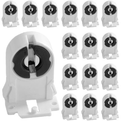 TREETALK Portalampada Fluorescente G13 T8, 30 Pezzi, Portalampada Robusto, Basi Per Lampade Fluorescenti T8 Da 2a, Tappo Per Tubo Fluorescente A Led TREETALK Portalampada Fluorescente G13 T8, 30 Pezzi, Portalampada Robusto, Basi Per Lampade Fluorescenti T8 Da 2a, Tappo Per Tubo Fluorescente A Led