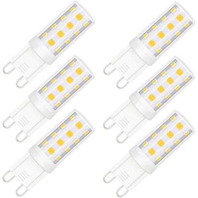 DPZO Lampadina Led G9, Equivalente A 40 W, Luce Bianca Diurna, Dimmerabile – 6 Pezzi DPZO Lampadina Led G9, Equivalente A 40 W, Luce Bianca Diurna, Dimmerabile – 6 Pezzi