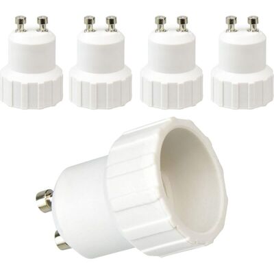 OEM Adattatore Da Gu10 A E14, Convertitore Da Portalampada Da Gu10 A E14, Adattatore Per Portalampada, Potenza Massima 200 W, 0-250 V, 5 Pezzi. - Crezuo OEM Adattatore Da Gu10 A E14, Convertitore Da Portalampada Da Gu10 A E14, Adattatore Per Portalampada, Potenza Massima 200 W, 0-250 V, 5 Pezzi. - Crezuo
