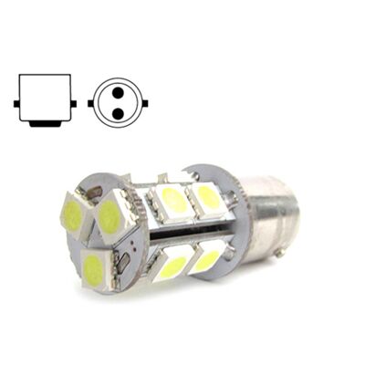 LEDLUX Lampada Led Tubolare Miniaturizzata Ba15d 220v 2w Bianco Caldo Per Segnalazione Cancelli Bajour LEDLUX Lampada Led Tubolare Miniaturizzata Ba15d 220v 2w Bianco Caldo Per Segnalazione Cancelli Bajour